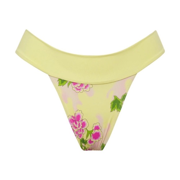 New! Frankie’s bikinis Nick Floral Cheeky Bikini Bottom nwot 24156 - Picture 2 of 12